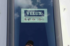 VELUX manual opening on metal roof